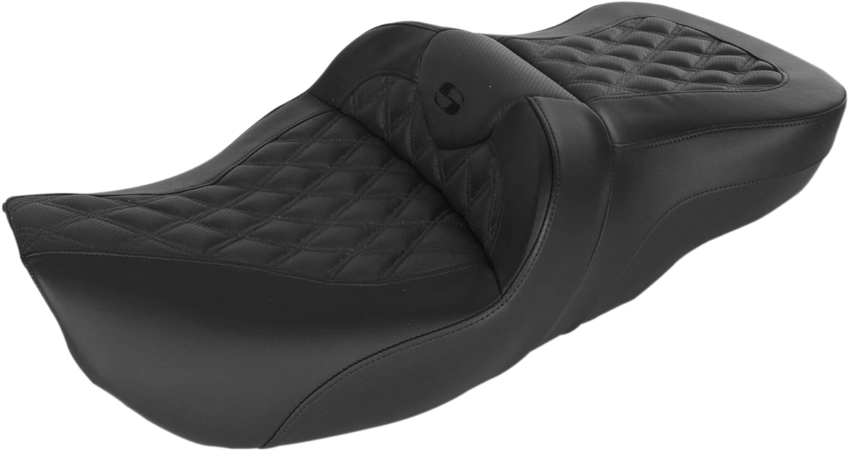 SADDLEMEN Roadsofa Seat for FLH (1997–2007) - Full Lattice Stitch