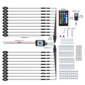 20x RGB LED Rock Lights for Universal Vehicles (Bluetooth Remote Control)