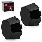 2 Pack Hub Cap Cover for Polaris Sportsman 570 SP Touring (2017–2019) Matte Black