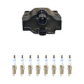 Set of 8 Hitachi Ignition Coils & Bosch Double Platinum Spark Plugs for LS400 (1990–2000)