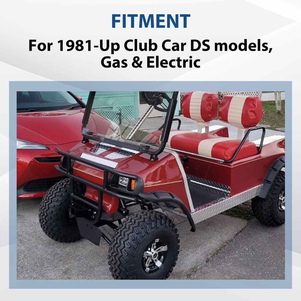 Front Bumper Brush Guard for Club Car DS Golf Cart (1981–Present)