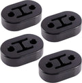 Heavy Duty Rubber Exhaust Tail Pipe Mount Bracket Hanger (4) for Universal (—)