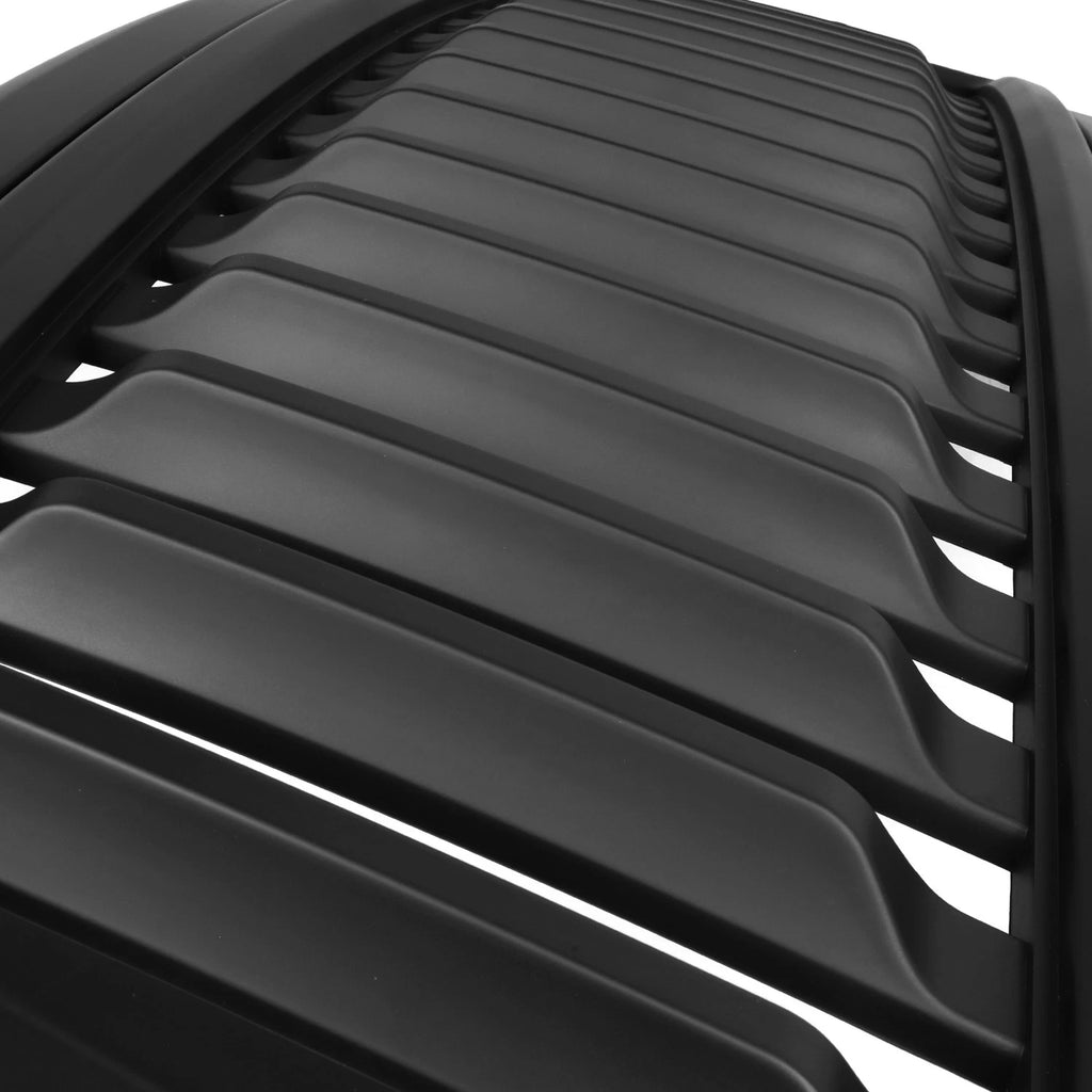 Badgeless Vertical Slat Style Matte Front Bumper Grille for Ram 2500 3500 (2010–2018)
