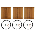 Oil Filter Set of 3 for BMW Z4 640i M2 3.0L (2006–2020) 11427566327