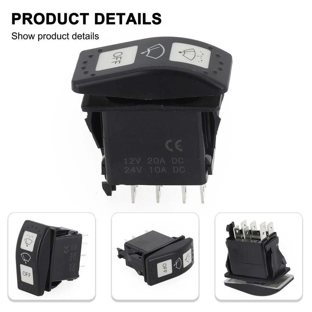 Heavy Duty Windshield Wiper Control Switch for CanAm Defender Maverick