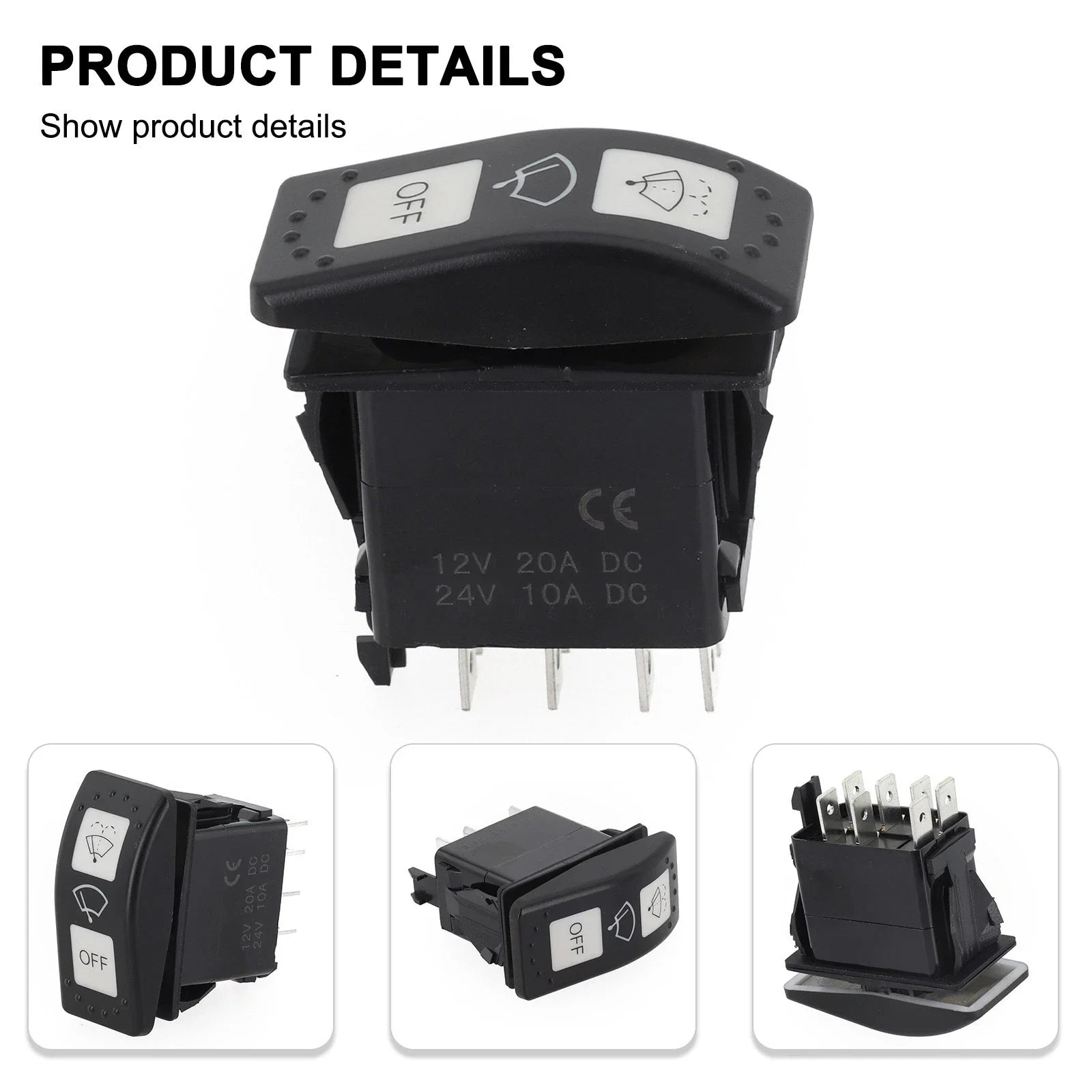 Heavy Duty Windshield Wiper Control Switch for CanAm Defender Maverick