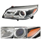Set of 2 HID Headlight Assemblies for Chevy Malibu (2013â2016)