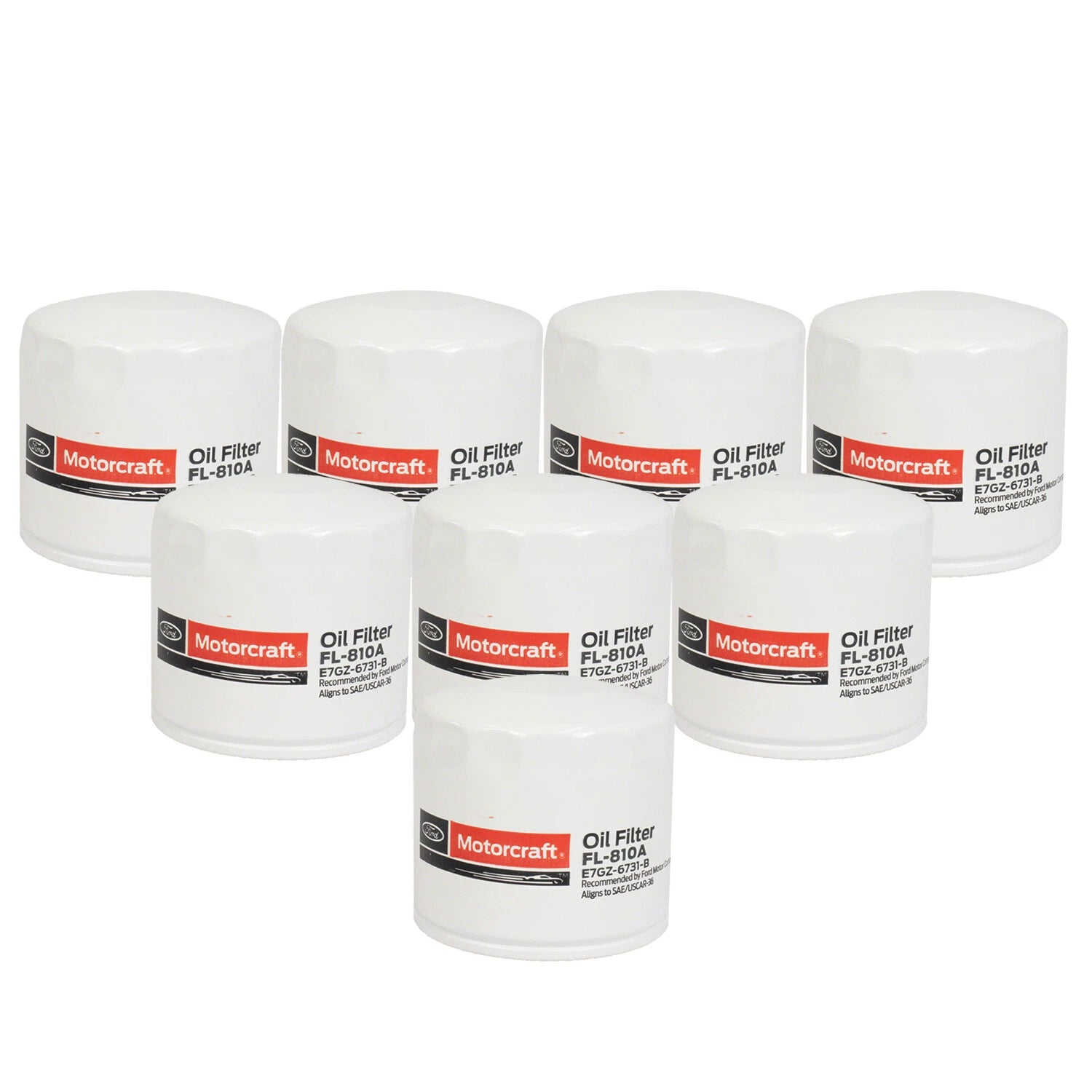 Set of 8 Engine Oil Filters for Acura Honda Hyundai Ford Pontiac (OEM)