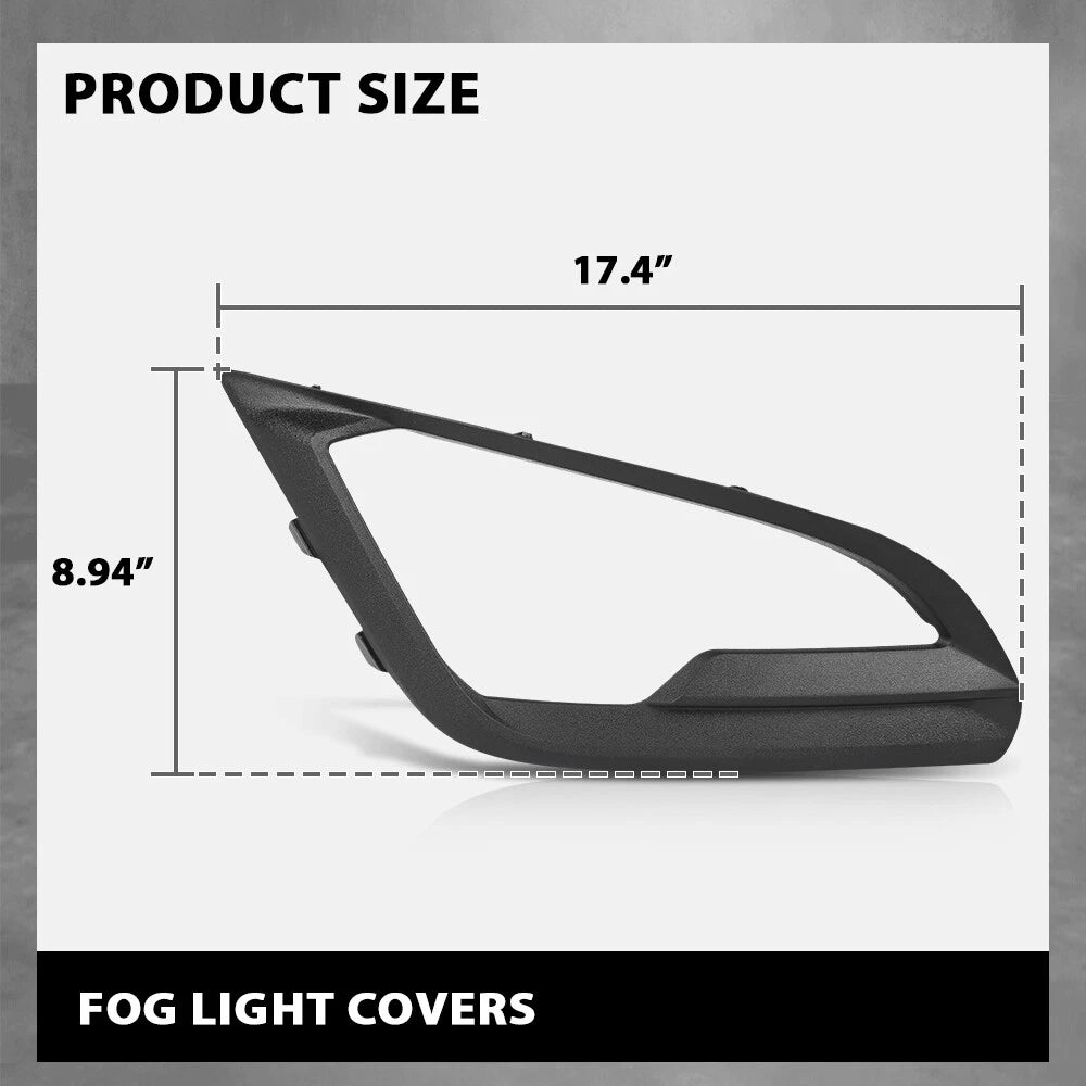 Fog Light Bezel Lamp Cover Trim for Ford EcoSport (2018–2021)