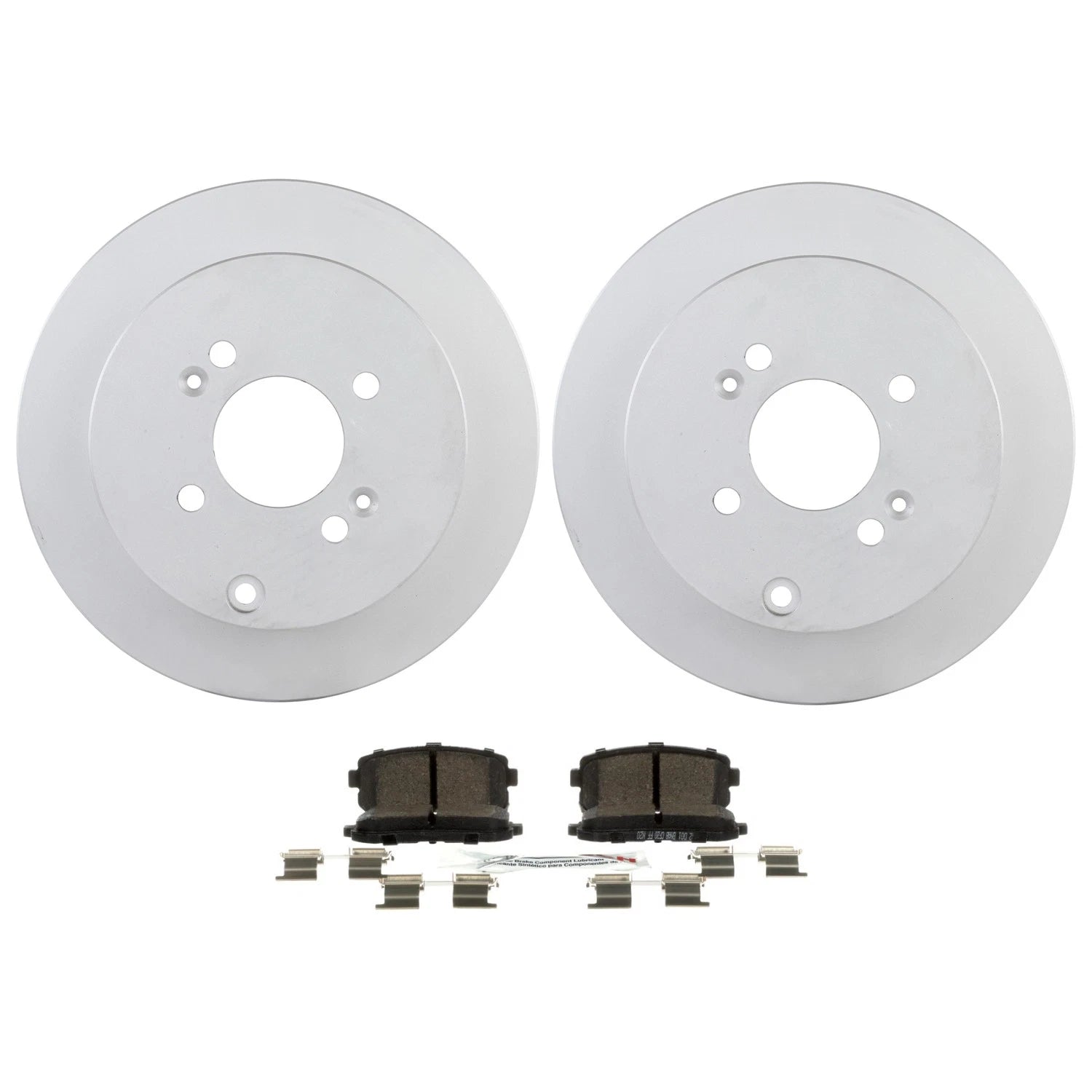 Disc Brake Rotors & Ceramic Brake Pads Kit for Hyundai Accent (2006–2011)