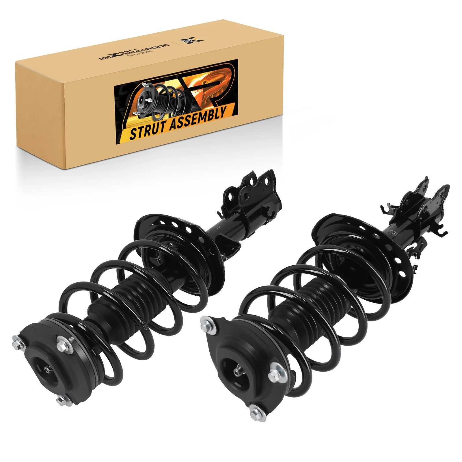 2X Front Strut with Coil Spring Assembly for Nissan Sentra (2014–2019)