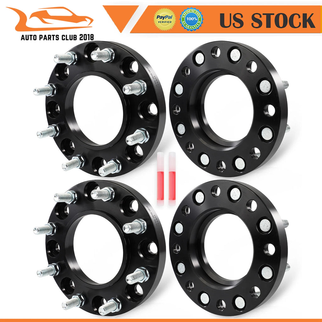 Set of 4 Wheel Spacers for Chevrolet Silverado GMC Sierra 2500 3500 HD (2001–2023)