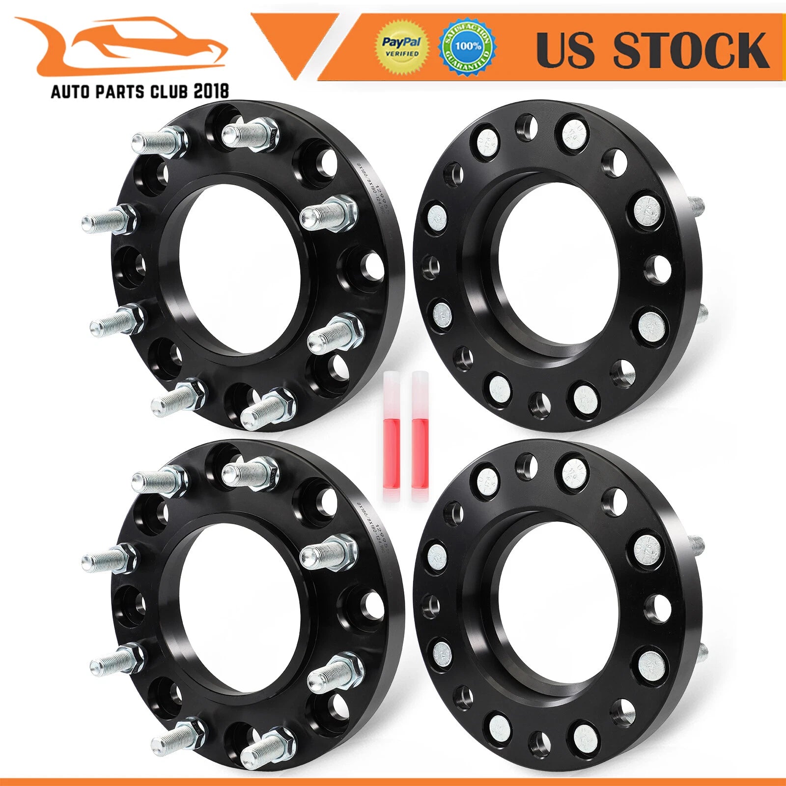 Set of 4 Wheel Spacers for Chevrolet Silverado GMC Sierra 2500 3500 HD (2001–2023)