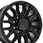 20" Gloss Black Wheel for 1999-2010 Chevy Silverado 3500 - RVO4748