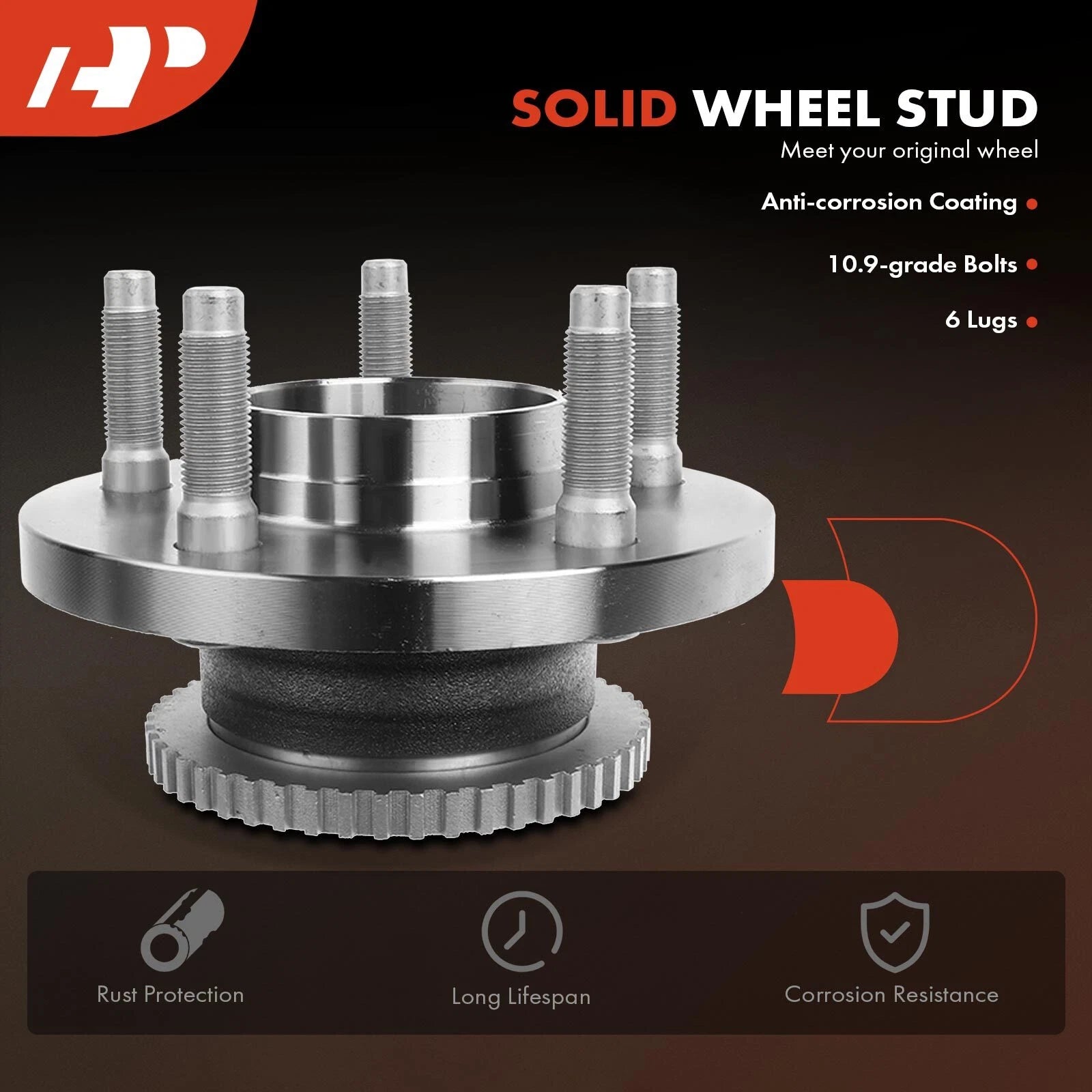 Front Wheel Hub & Bearing Assembly for Ford Crown Victoria (1997–2002)