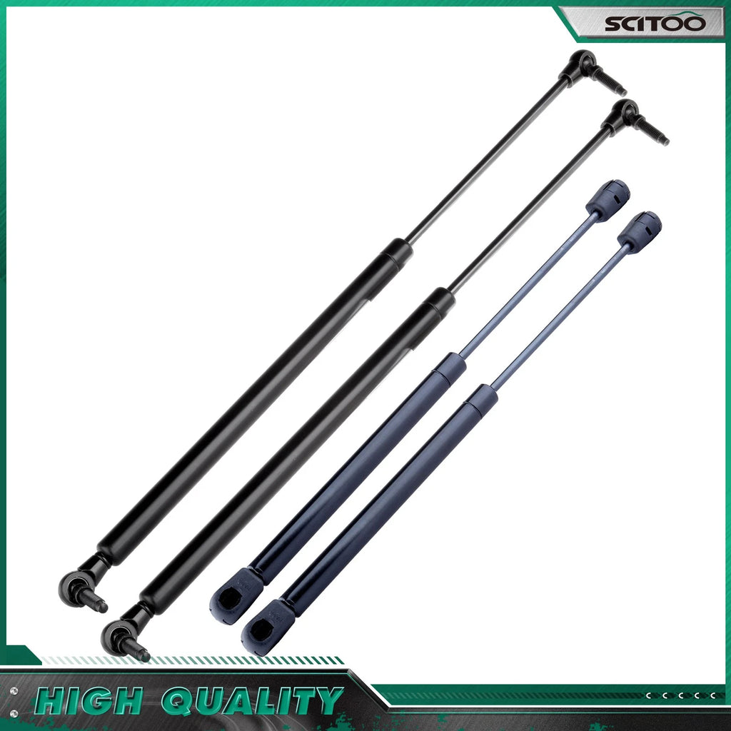 2 Hood & 2 Liftgate Lift Supports Gas Struts for Jeep Grand Cherokee (2005–2010)