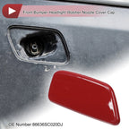 Front Right Washer Nozzle Cover Cap for Subaru Forester (2009–2012) Red