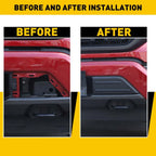 2Pcs Black Front Bumper Corner Panel Cover Trim for Ford F150 (2021-2023)