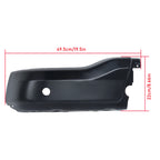 Bumper End for Ford Ranger (2019-2023) with Sensor Holes, Right Rear, Black