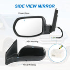 Power Textured Black Driver Side Mirror for Honda CR-V (2012-2016)