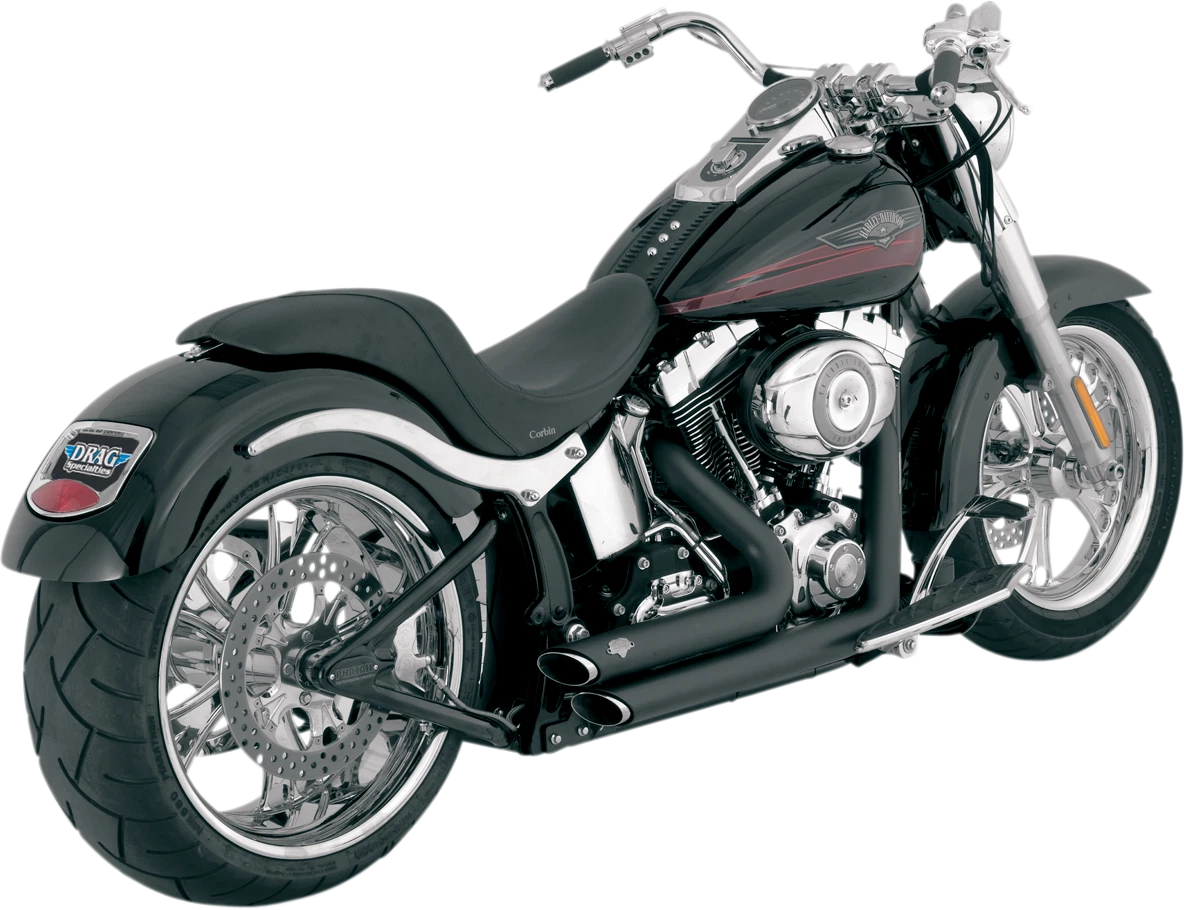 Vance & Hines Shortshots Staggered Exhaust for Harley Softail (1986–2009)