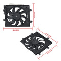 Set of 2 Radiator Fan & Condenser Fan for Subaru Forester (2019–2021) 73310SJ000