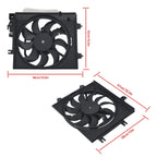 Set of 2 Radiator Fan & Condenser Fan for Subaru Forester (2019–2021) 73310SJ000