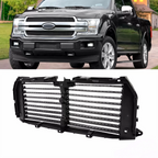 Upper & Lower Radiator Grille Air Shutter Assembly for Ford F-150 (2015–2017) #FL3Z8475F