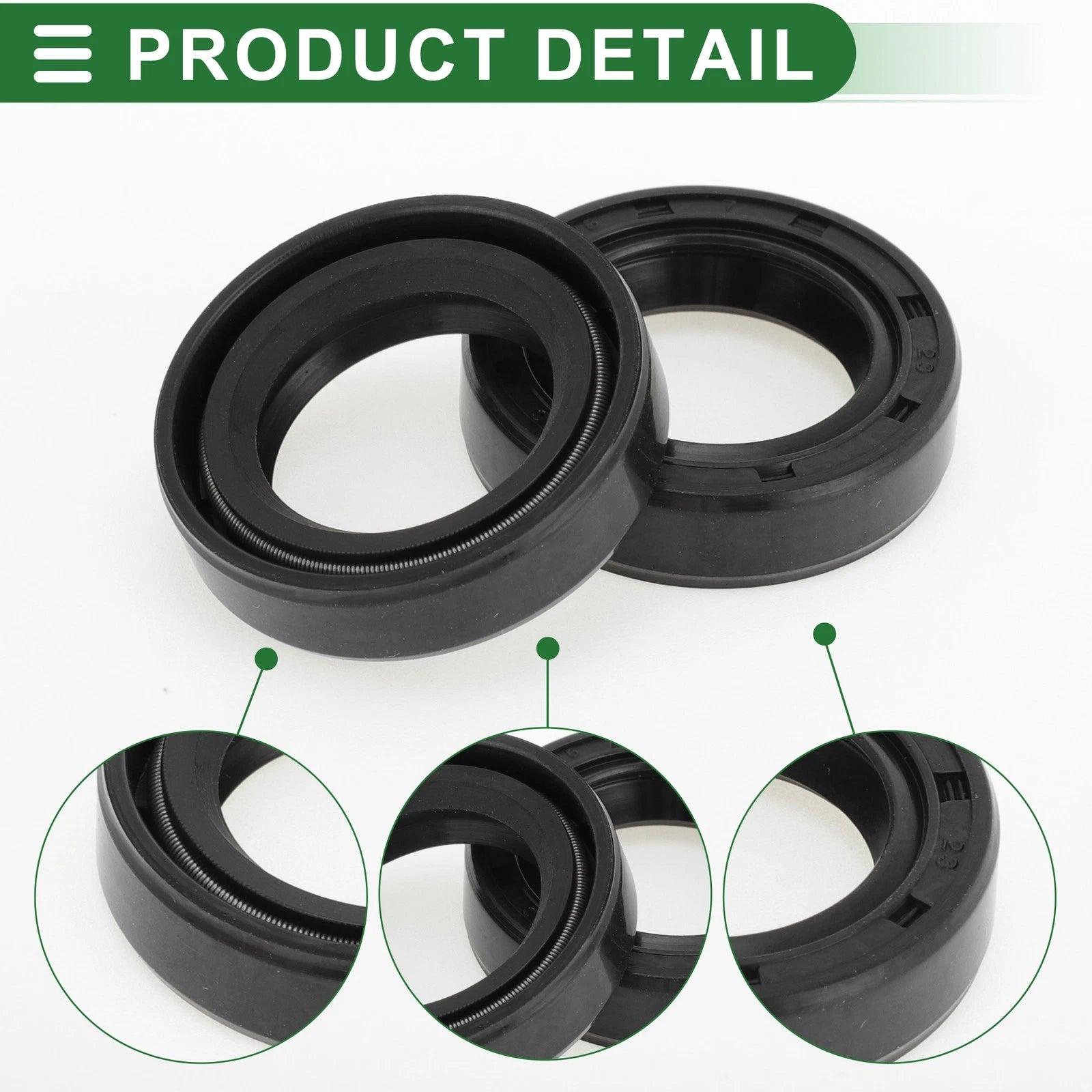 Set of 5 Oil Seal Rotary Shaft Seal NBR Rubber 18x28x7mm