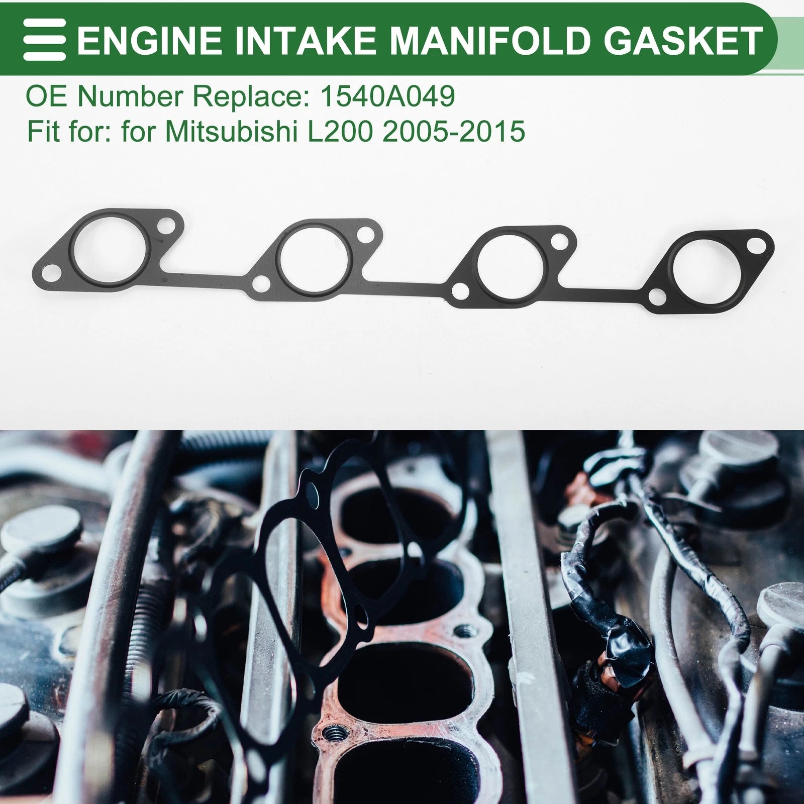 Engine Intake Manifold Gasket for Mitsubishi L200 (2005–2015) No. 1540A049