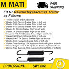 2Pcs Trailer Brake Adjuster Springs for Dexter Hayes Demco (Right/Left)