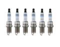 Set of 6 Bosch OE Double Iridium Spark Plugs for Acura Audi Ford Jaguar