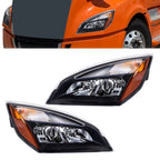 Set of 2 Halogen Headlights for Freightliner Cascadia (2018-2023)