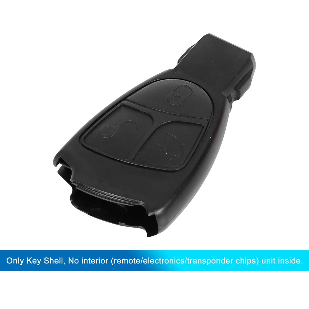 Key Fob Shell Case for Mercedes-Benz C E B S Class CLS CLK ML (3 Button)