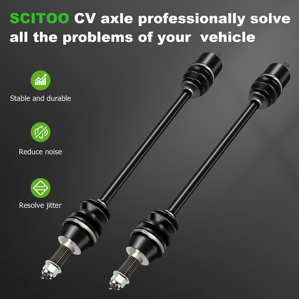 Set of 2 Front CV Axles for Polaris RZR XP 4 900 LE EPS (2013)
