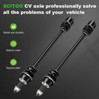 Set of 2 Front CV Axles for Polaris RZR XP 4 900 LE EPS (2013)