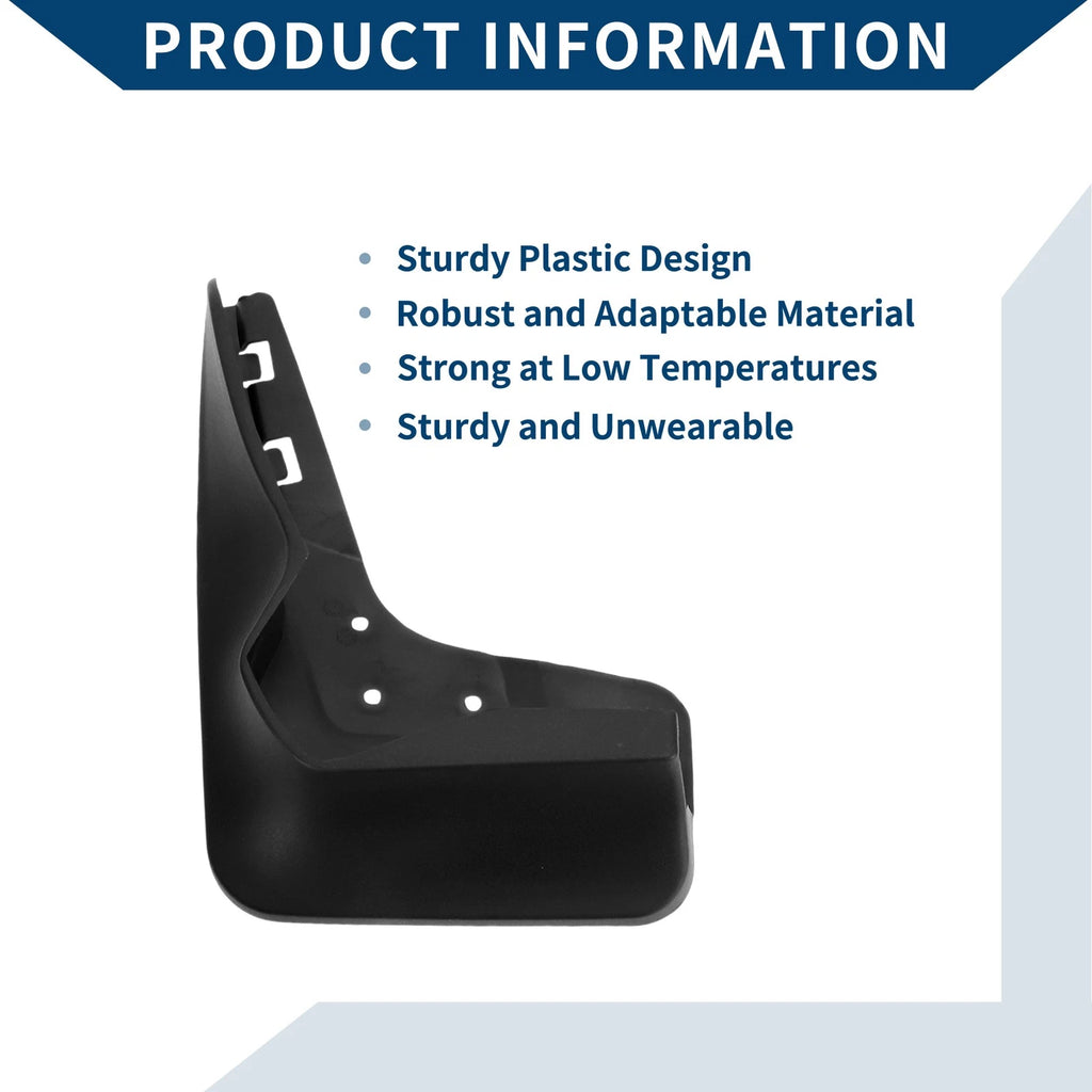 Set of 2 Mud Flaps Splash Guards for Mercedes-Benz ML350 (2012–2015)