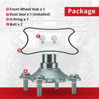 Front Wheel Hub w/ Bolts for Honda FourTrax 300 Rancher 350 400 450 (1995–2006)