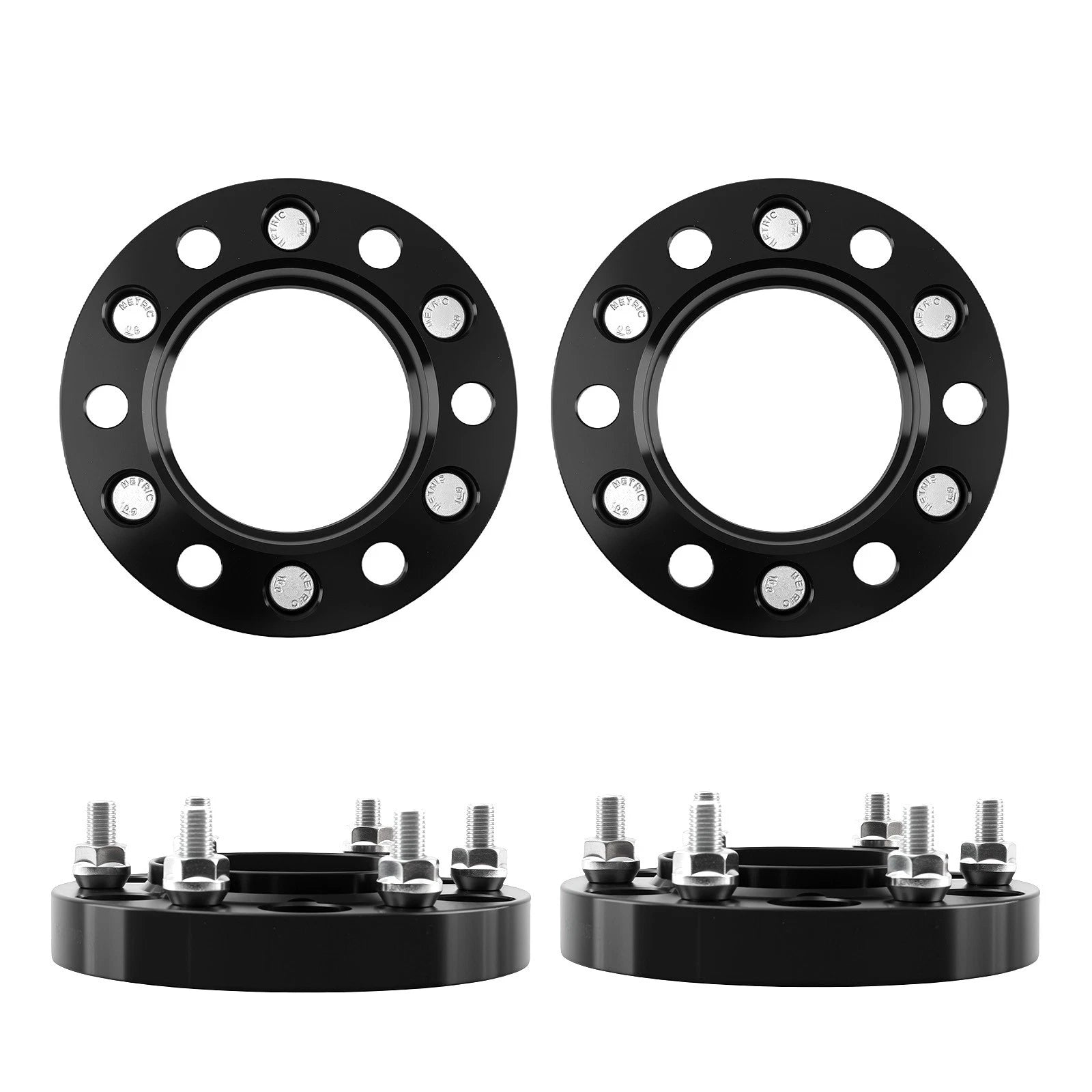 2X 6061-T6 Wheel Spacers 25.4mm for Toyota 4Runner Tacoma Tundra FJ Cruiser (1996–2022)