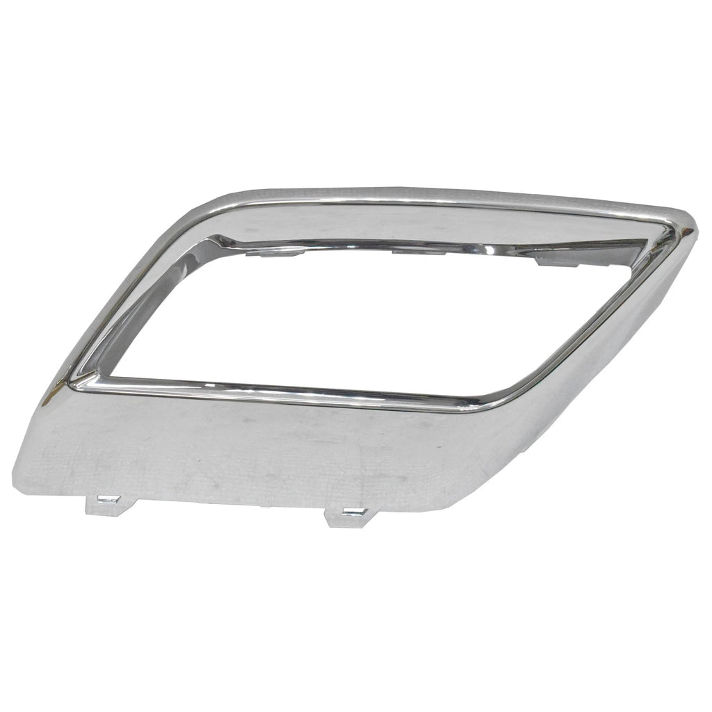 Replacement Chrome ABS Plastic Driver Rear Bumper Cover Exhaust Pipe Hole Trim