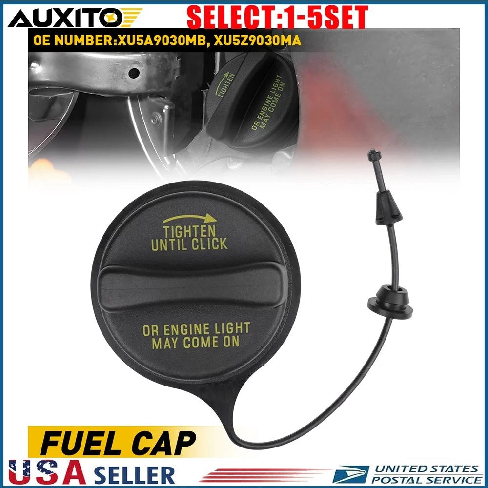 Fuel Gas Tank Filler Cap with Tether for Ford F-150 (1997–2009) OEM XU5Z9030MA