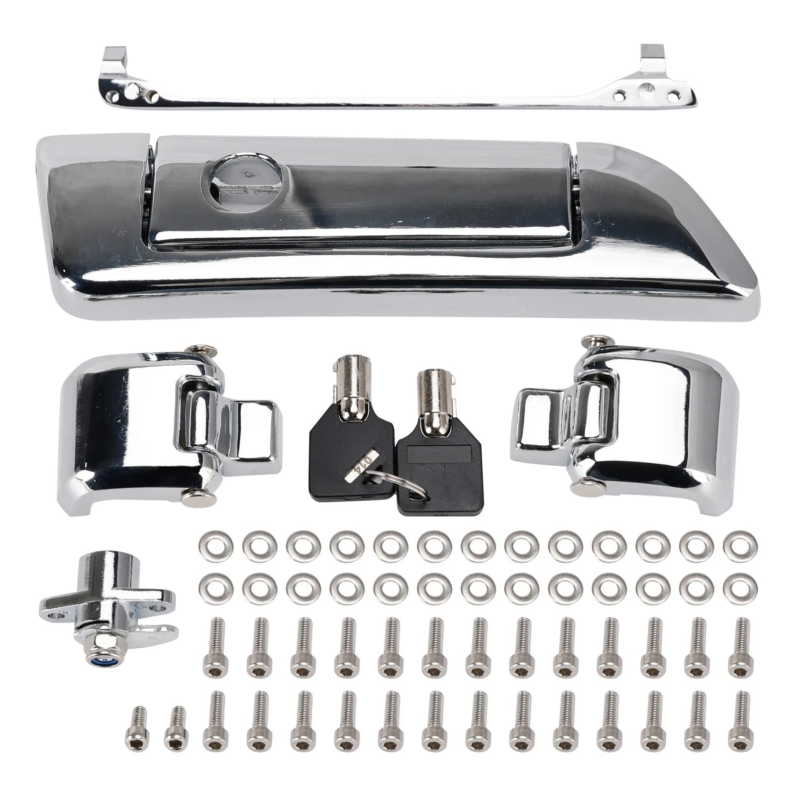 Hinges and Latch Lock Kit for Touring (2014–2023) Rear Trunk Pack