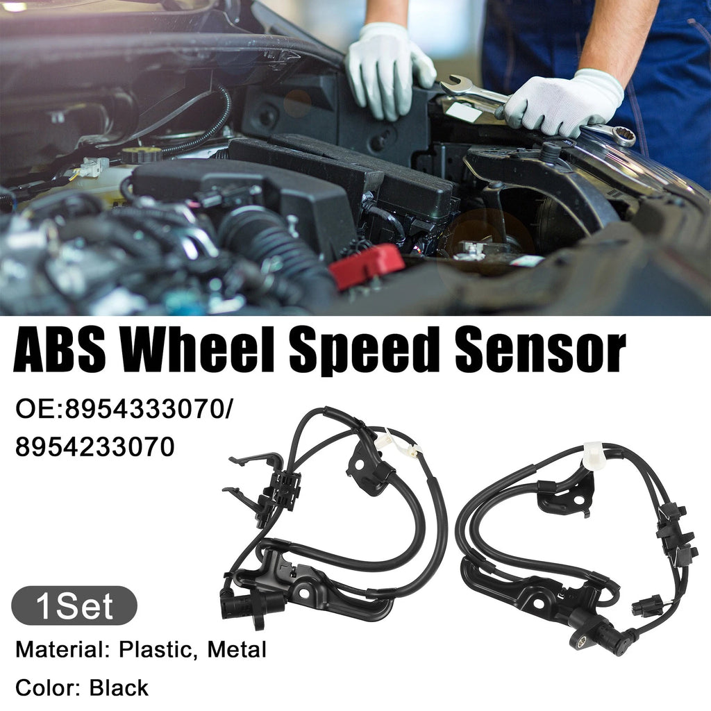 Set of 2 Front ABS Wheel Speed Sensors for Toyota Camry (No. 8954333070)