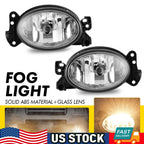 Front Fog Light Set for Mercedes Benz ML350 (2006–2011) C300 (2008–2011) with Bulb