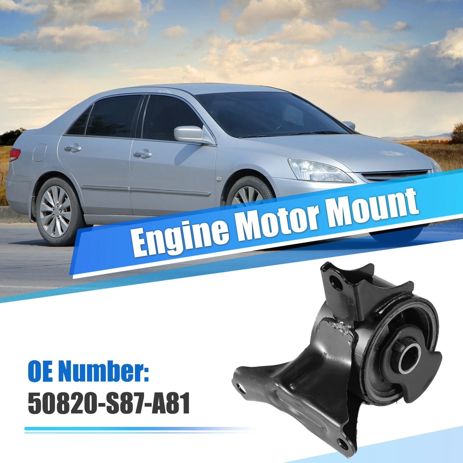 Engine Motor Mount 50820-S87-A81 for Honda Accord EX LX (2003–2007)