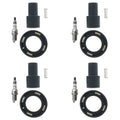 Set of 4 NGK Iridium IX Spark Plugs & Denso Coil Boots for Camry RAV4 Solara (2002–2006)