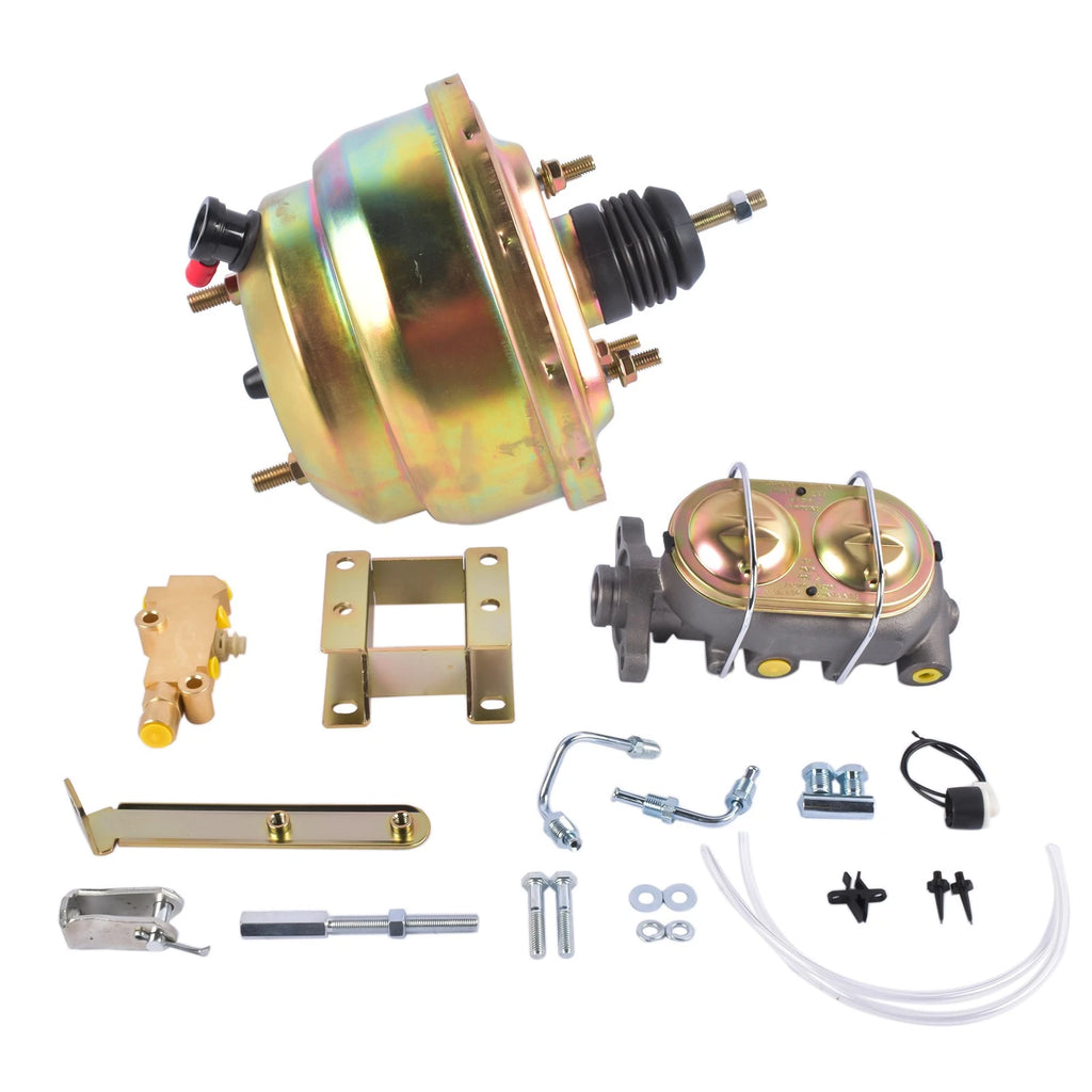 Front Power Disc Brake Conversion Kit with Drilled Rotors for Two-Ten Series