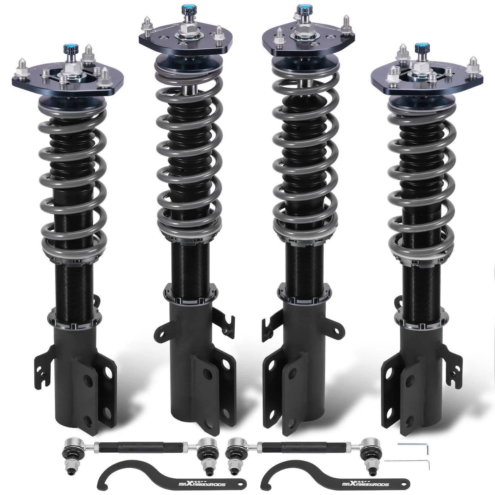 2X T7 Coilovers for Lexus ES350 (2007–2009) - 24 Level Damping Adjustable