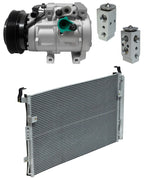 AC Compressor Kit With Condenser for Hyundai Entourage 3.8L (2010-2010)