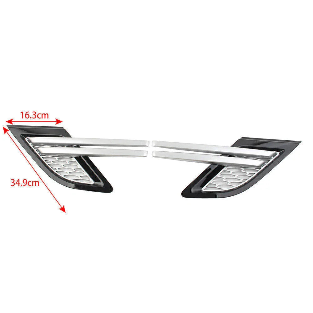 Silver Front Fender Air Vents for Land Rover Range Rover Sport (2014-2017)